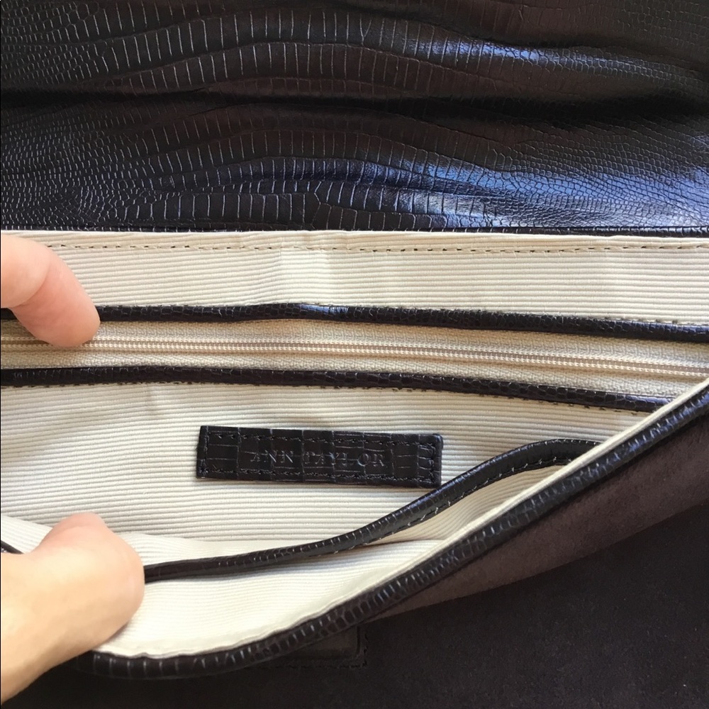 Calf hair & leather Ann Taylor bag - Picture 7 of 8